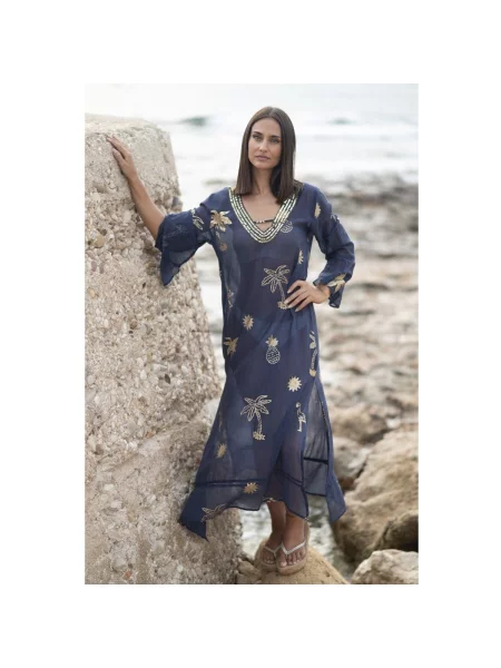 Hosszú maxi ruha Isla Bonita By Sigris kék