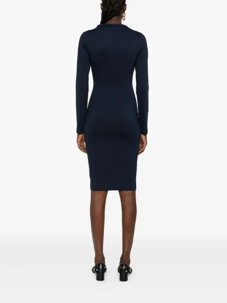 Rochie midi Roserry până la genunchi de costum albastru