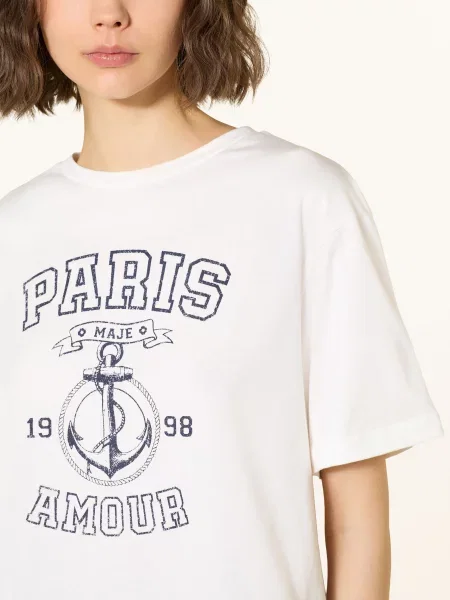 Maje Koszulka weiss biała