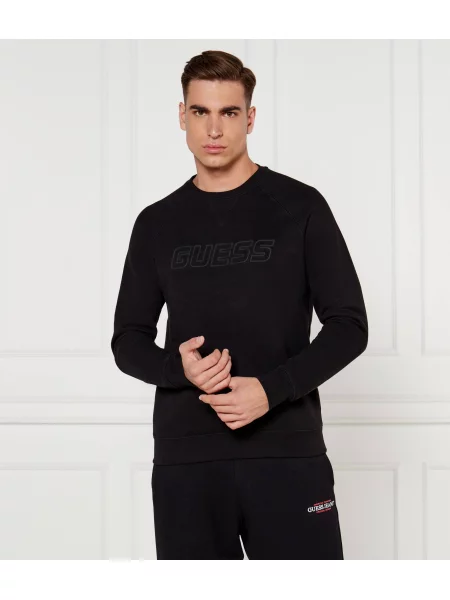 GUESS ACTIVE Hanorac New Aldwin negru