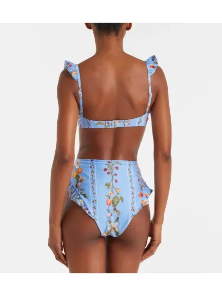 Bikini Agua By Agua Bendita s potiskom modra