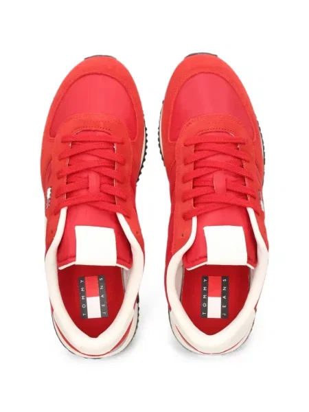 Sneaker Tommy Jeans autogrammal piros