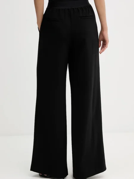 Karl Lagerfeld pantaloni drept high waist negru