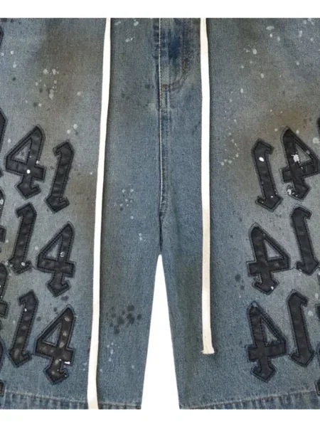 Pantaloni scurți din denim Vale albastru