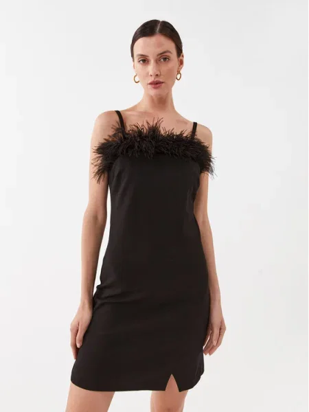TWINSET Rochie cocktail negru