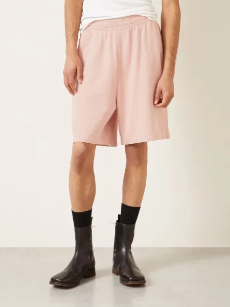 Acne Studios Teplákové Kraťasy světle růžová