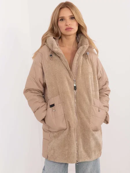 Geacă Factory Price de catifea cord maro