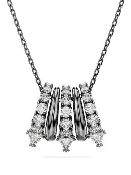 Pandantiv Swarovski de cristal argintiu