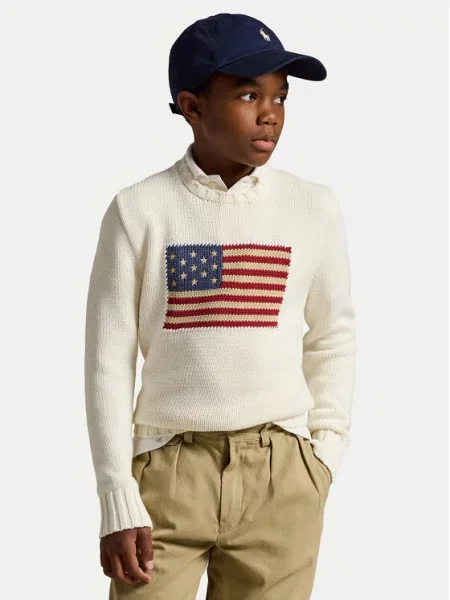 Polo Ralph Lauren Пуловер бял
