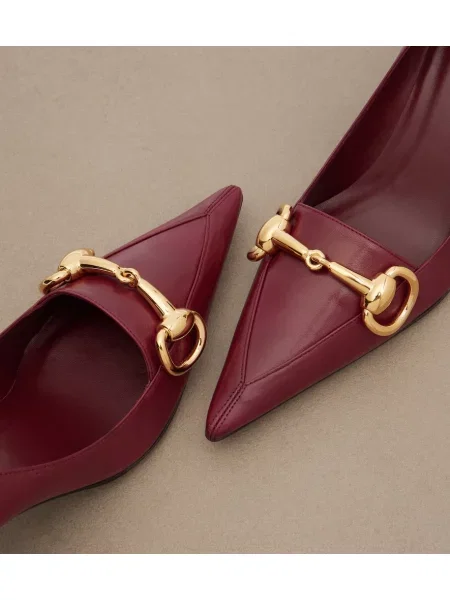 Pantofi cu toc Gucci din piele