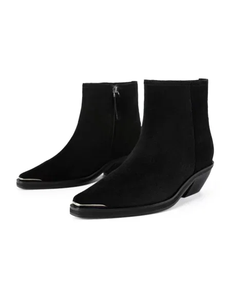 HANDMADE SHOES Cizme glezne EVENT HORIZON' negru