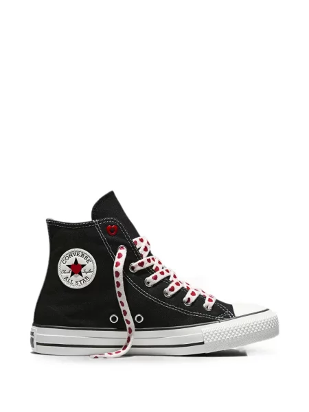 Decupat hanorac cu fermoar Converse clasic cu tepi albastru