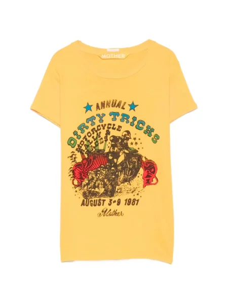 Tricou Mother cu imagine galben
