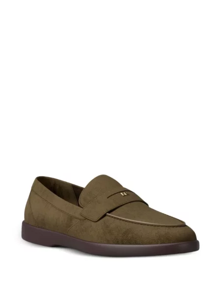 Pantofi loafer Michael Kors din piele de căprioară verde