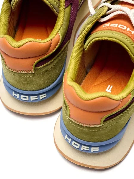 Sneakerși Hoff din piele de căprioară verde