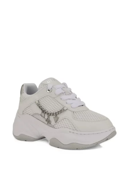 Sneakerși Guess alb
