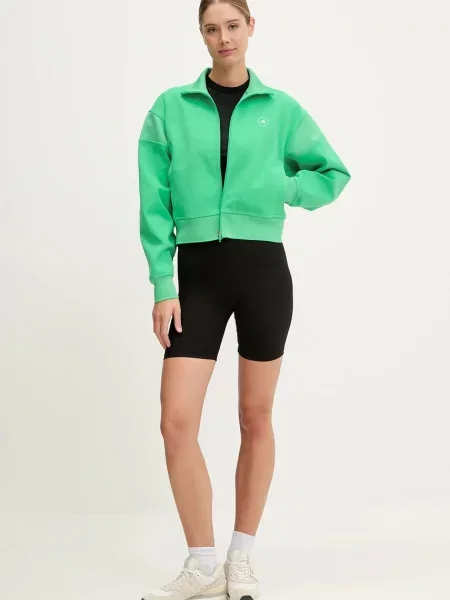 Adidas by Stella McCartney bluza gładka zielony
