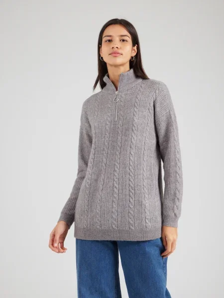 VERO MODA Pulover VMMILI amestecat gri