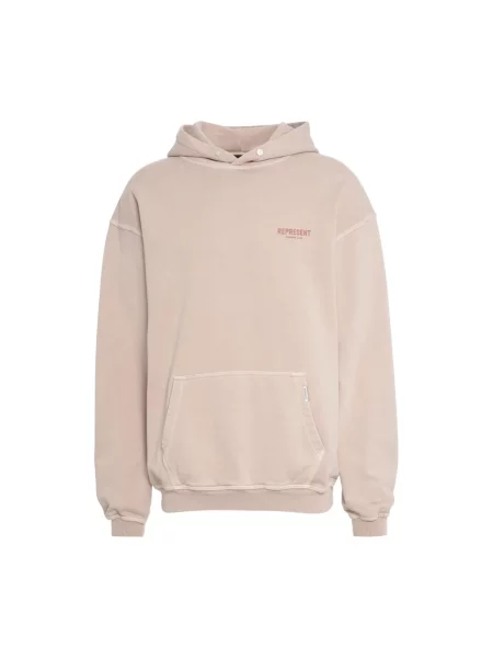 Bluza z kapturem Represent beżowa