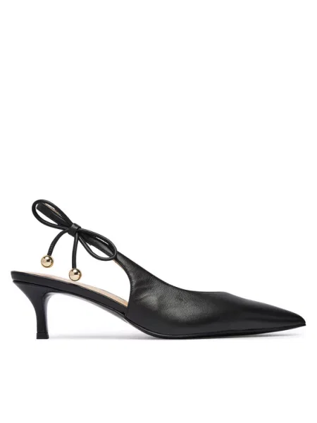 Pantofi pumps Furla Poppy Slingback CN negru