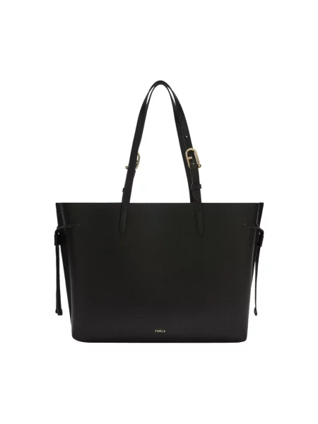Shopperka Furla skórzana czarna