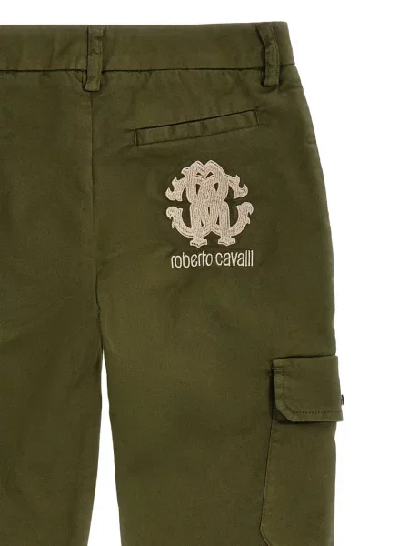 Παντελόνι cargo Roberto Cavalli πράσινο