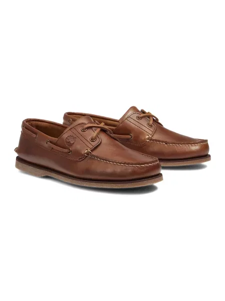 Półbuty Timberland klasyczne skórzane brązowe
