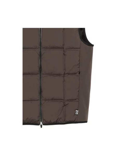 Kamizelka Emporio Armani Ea7 do golfa brązowa