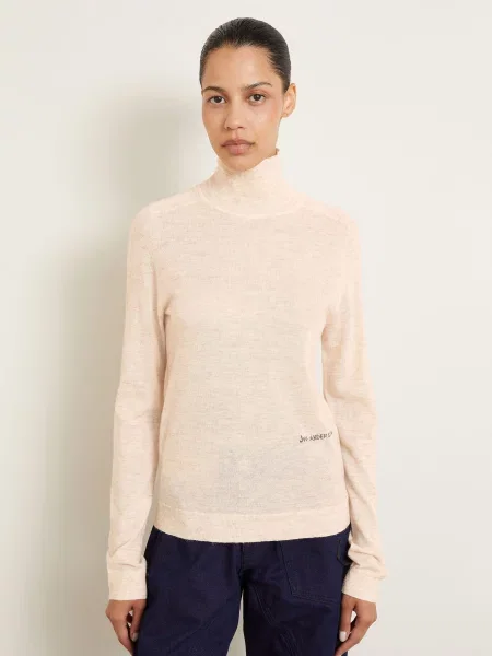 Jw Anderson Sweter beige beżowy