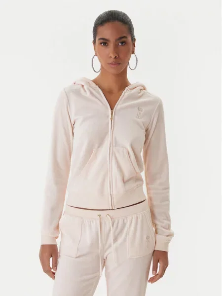 Bluza z kapturem Juicy Couture beżowa