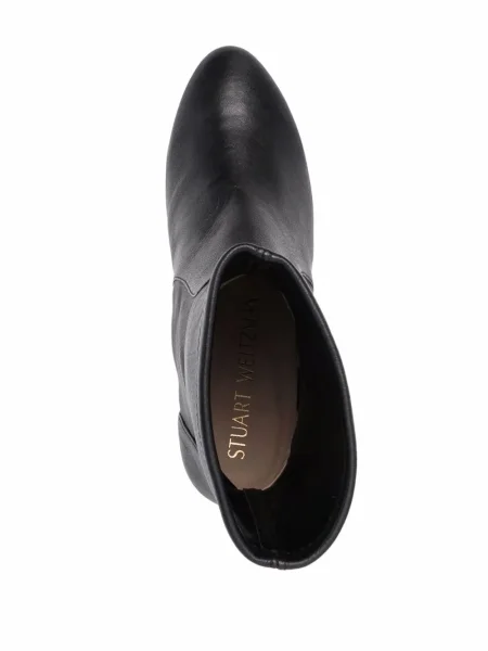 Cizme scurte Stuart Weitzman din piele negru