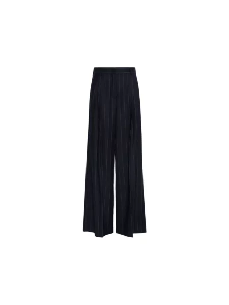 Spodnie Weekend Max Mara niebieskie