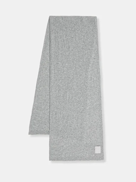 Calvin Klein Kašmírový šátek šedý