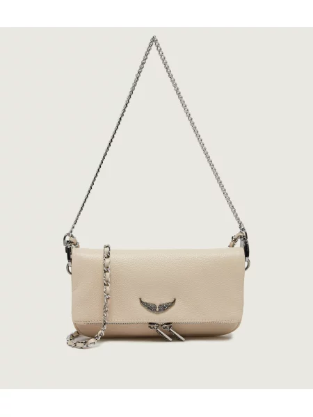 Rucsac Zadig&voltaire din piele plic bej