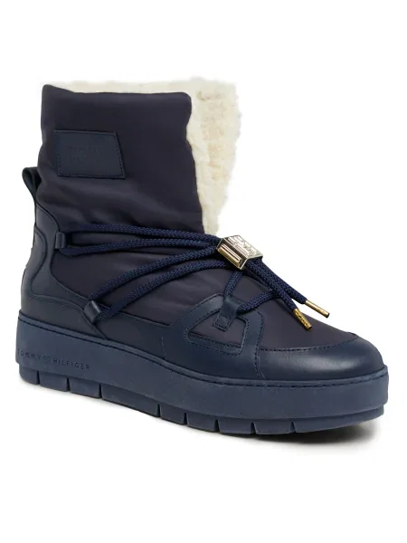 Cizme de zăpadă Tommy Hilfiger albastru