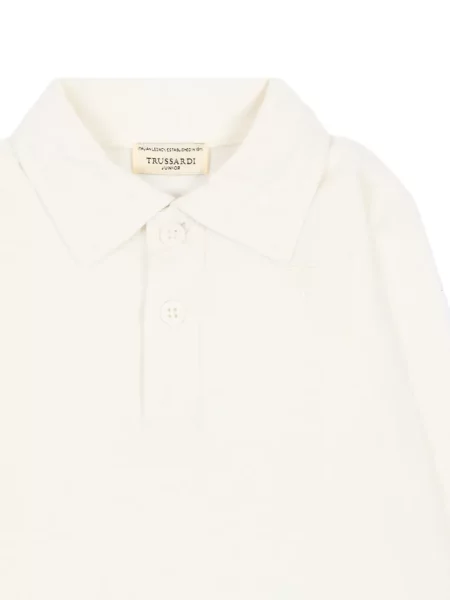Koszulka polo dziecięca Trussardi biała