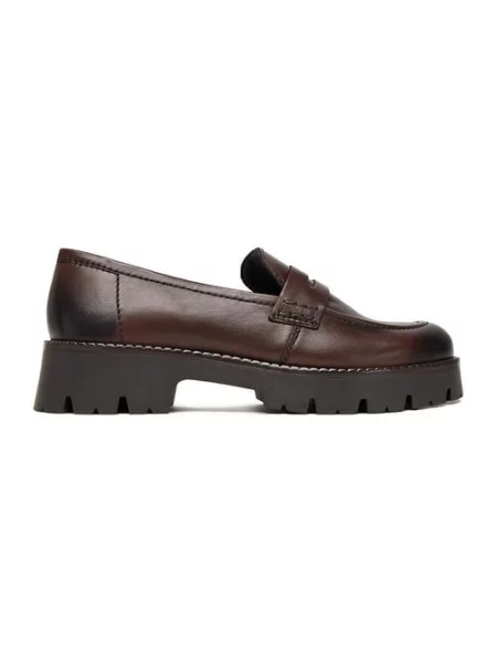Loafersy brązowe
