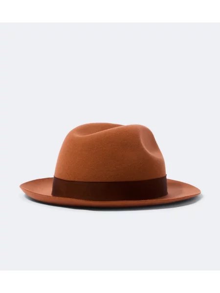 Klobúk Borsalino hnedá