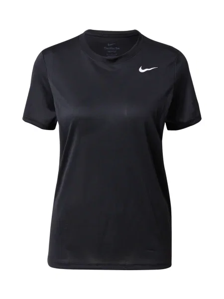 NIKE Tricou funcțional negru alb