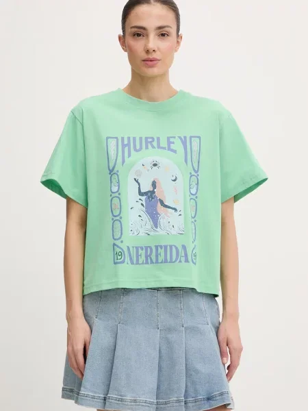 Hurley t-shirt zielona