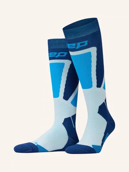 Cep Lyžařské Ponožky Ski Thermo blue/aqua modré