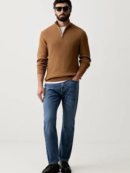 Tommy Hilfiger pulover pentru bărbați din maro