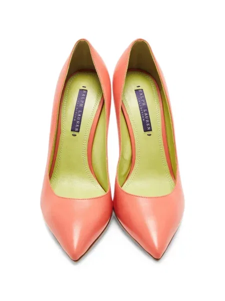 Pantofi cu toc Ralph Lauren Collection roz