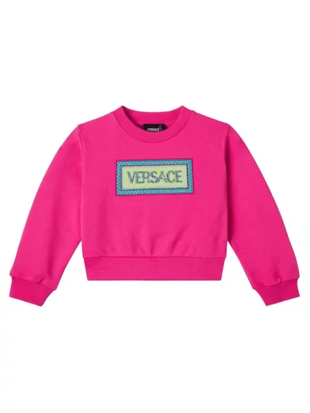 Gyerek melegítő felső Versace rózsaszín