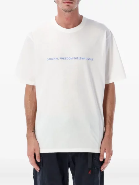 Tricou Gramicci cu imagine alb