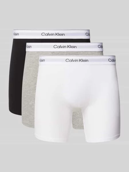 Majtki i obcisłe bokserki z elastycznym pasem z logo w zestaw 3 szt. Calvin Klein Underwear czarne