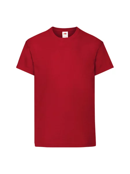 Tricou copii Fruit Of The Loom roșu
