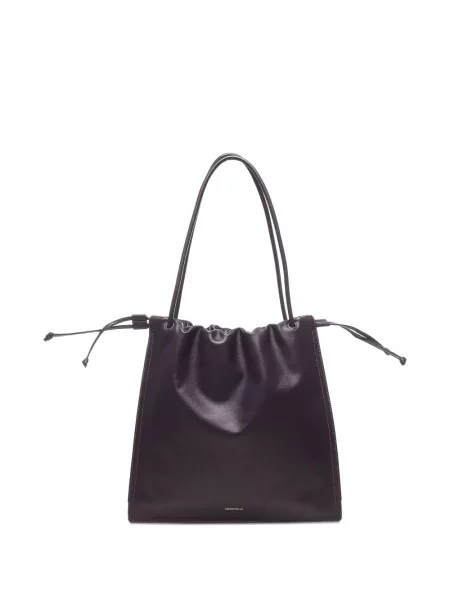 Geanta de piele Coccinelle din piele violet