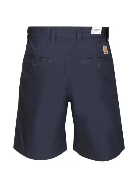 Šortai Carhartt Wip su autografu mėlyna