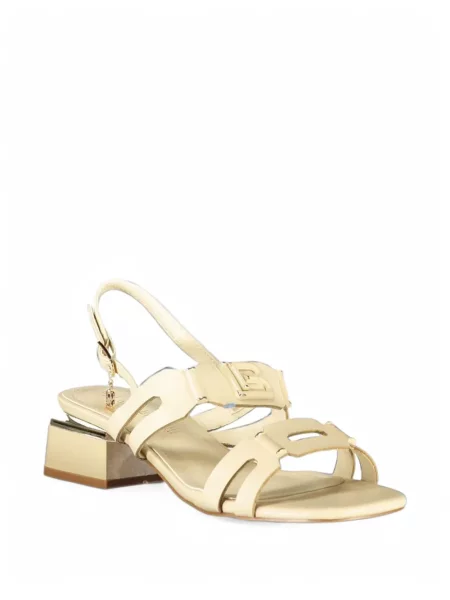Sandale Laura Biagiotti slingback cu autograf